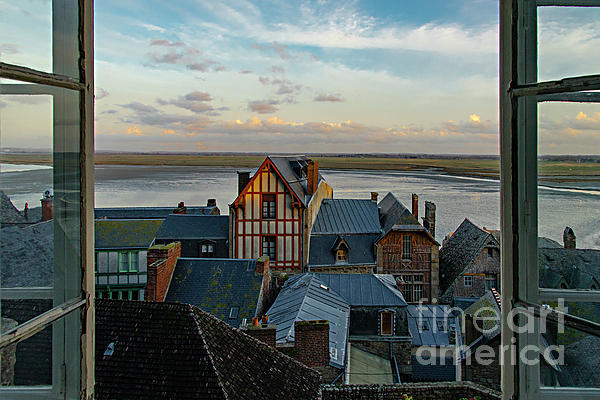 Wayne Moran - The View From Our Hotel Room in the Castle Mont Saint Michel Normandy France II