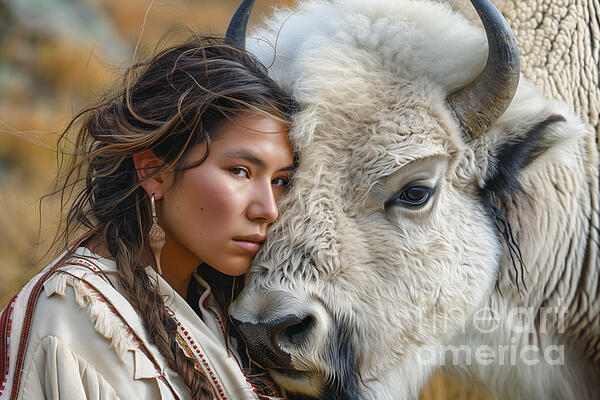 Delphimages Photo Creations - The White Buffalo Calf Woman