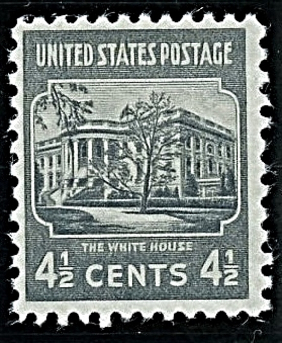 The White House 4 1 2 Cent Stamp Jigsaw Puzzle