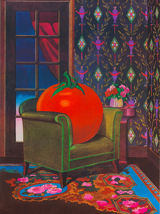 Graham Finley - Therapy With A Tomato Milton Glaser  Tomato is