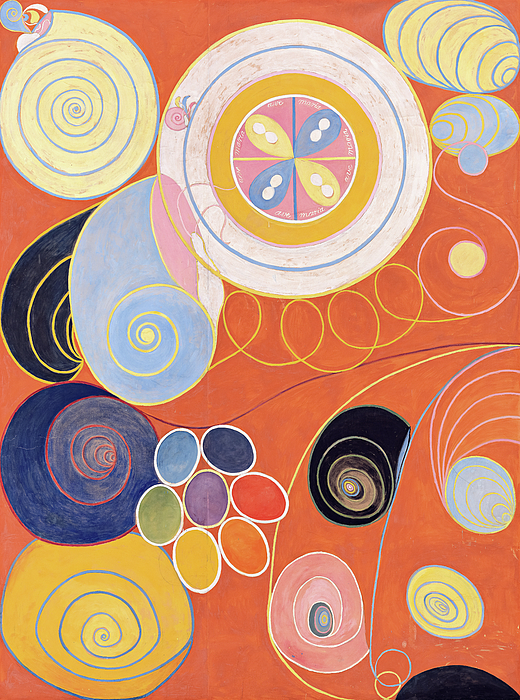 They Tens Mainstay Bath Towel by Hilma af Klint - Fine Art America