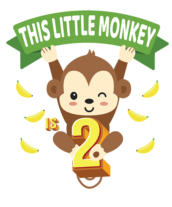 Little Monkey PNG Picture, Happy Little Monkey, Monkey Clipart