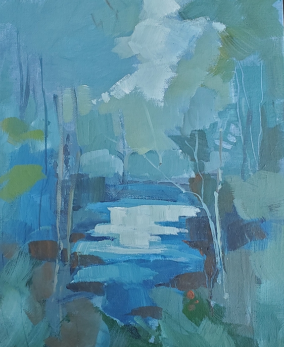 Sheila Romard - Through the Trees in Blue