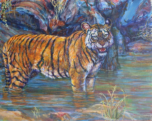 Veronica Cassell vaz - Tiger In Cool Water