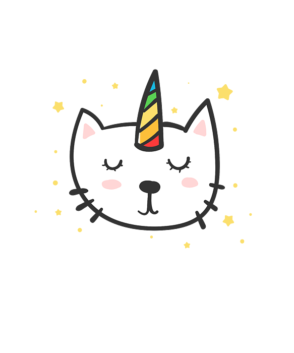 Time To Be A Caticorn Cat Unicorn Gift For Kids Women S T Shirt For Sale By Noirty Designs