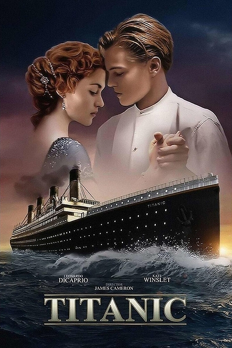Titanic Movie Poster Tote Bag by Joshua Williams - Pixels