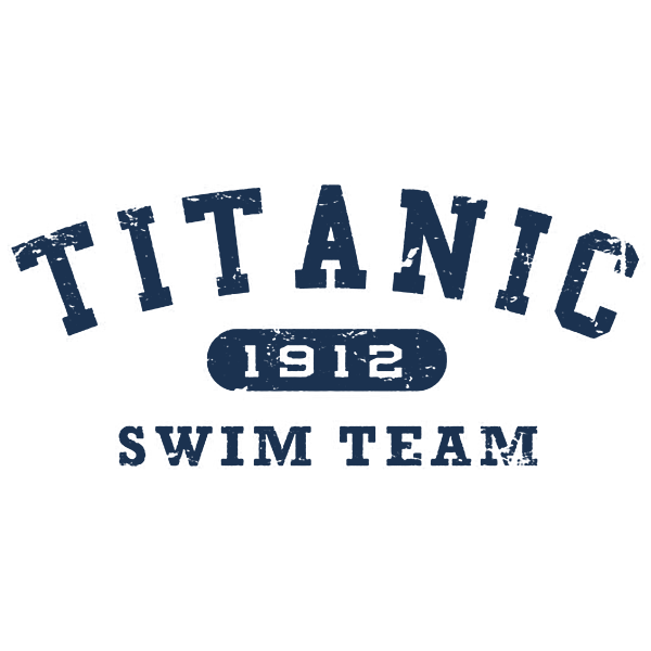 Titanic Swim Team Sticker by Pranata Prasetya - Pixels