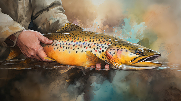 To Catch a Brown Trout While Fly Fishing Weekender Tote Bag by Brian Kurtz  - Brian Kurtz - Artist Website