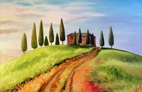 Svetlana Shavrina - Toscana, Italy - oil painting