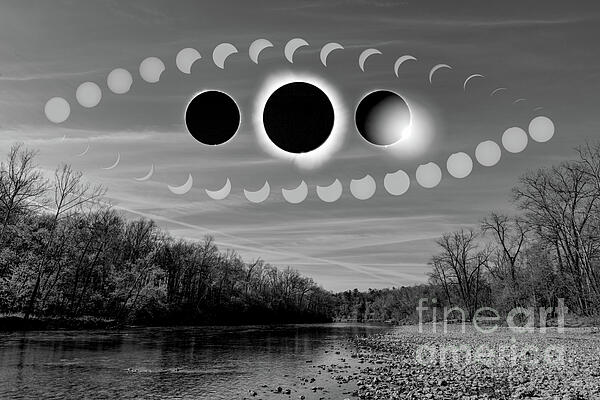 Jennifer White - Total Eclipse April 2024 All Stages Grayscale