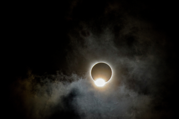 Brigitta Diaz - Total Solar eclipse with clouds