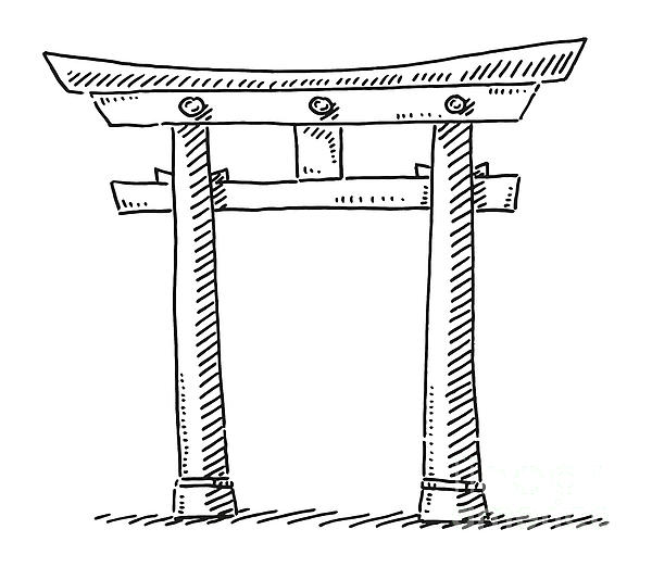 Japan Torii Gate Shinto T-shirt 