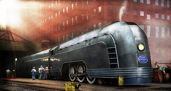 Mike Savad - Train - Retro - The train of tomorrow 1939