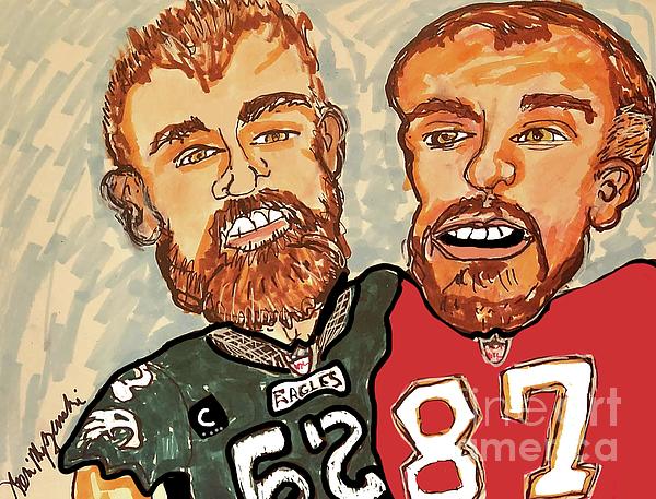 Philadelphia Eagles Vs Kansas City Chiefs Jason Kelce Vs Travis Kelce First  Brothers To Face Each Other In A Super Bowl T-shirt,Sweater, Hoodie, And  Long Sleeved, Ladies, Tank Top