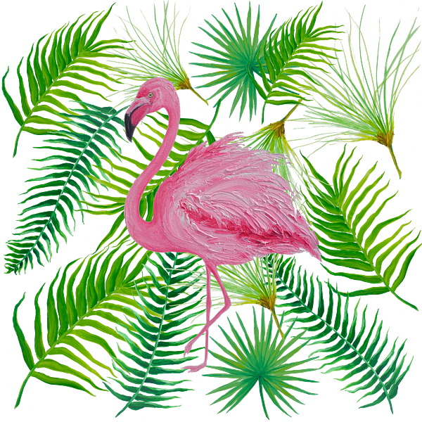 Pink Flamingo by Jan Matson