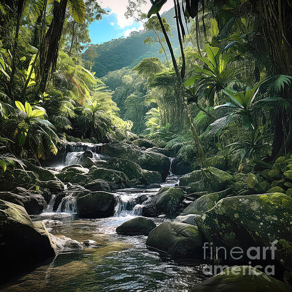 Elisabeth Lucas - Tropical River Costa Rica