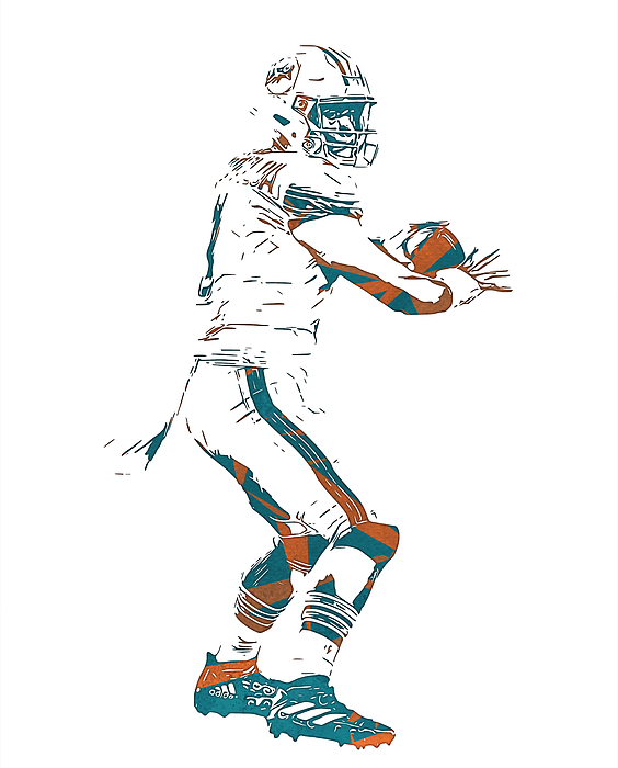 Miami Dolphins War Masks 6 by Joe Hamilton