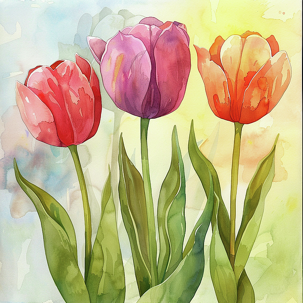 Jose Alberto - Tulips Art Print 3