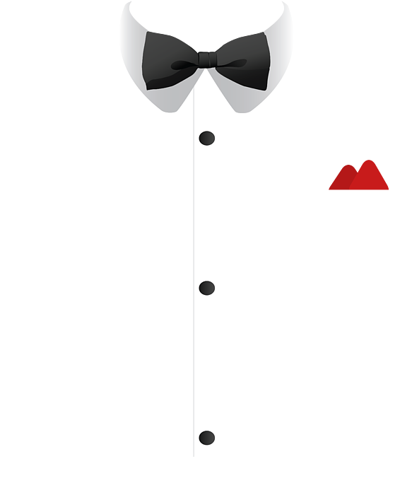 Tuxedo Bow Tie PNG and Tuxedo Bow Tie Transparent Clipart Free