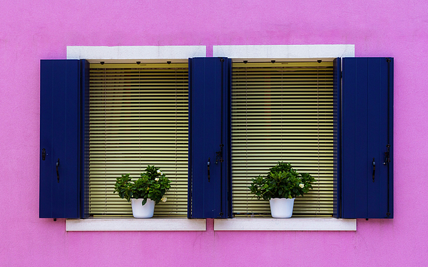 Pietro Ebner - Two windows in Burano