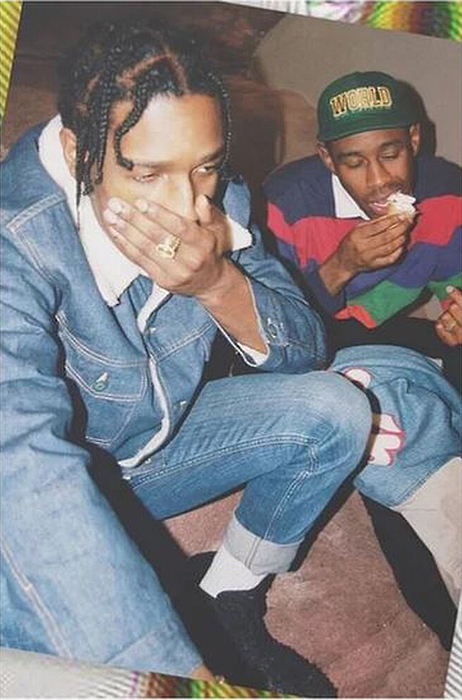 Asap rocky and tyler the creator tapestry hot sale