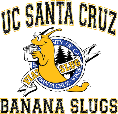 Uc Volleyball Banana Slug Meme Mascot retro Greeting Card by Oscar Hunt