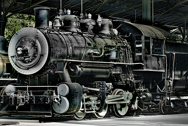 Union Pacific Railroad Steam Locomotive No.4439 Greeting Card by Glen ...