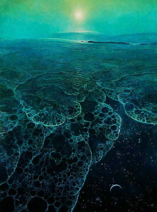 Zdzislaw Beksinski - Untitled - Galactic Ocean