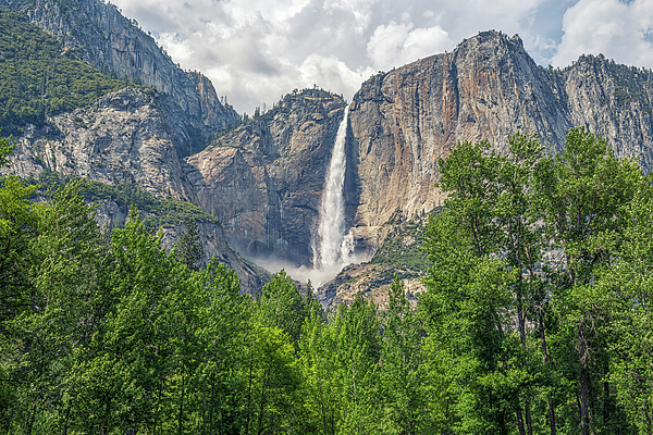 Joseph S Giacalone - Upper Yosemite Falls - Framed By Beauty