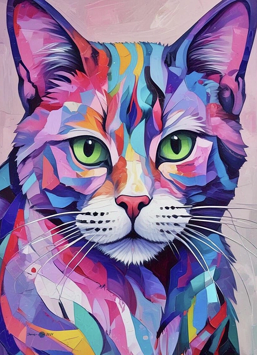 James Eye - Vibrant Feline 