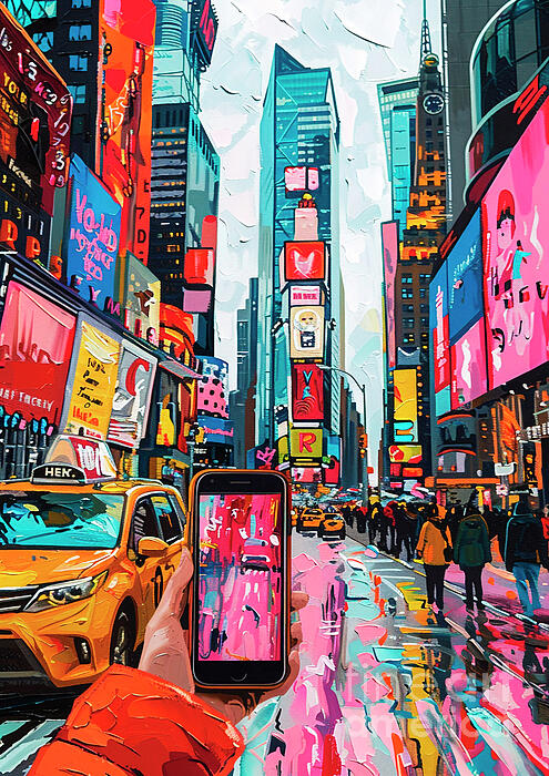 Vibrant Times Square Cityscape A Street Photography Vibrant Times Square Cityscape A Street Photography