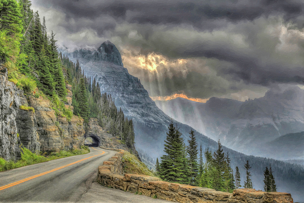 Donna Kennedy - View From Going to the Sun Road