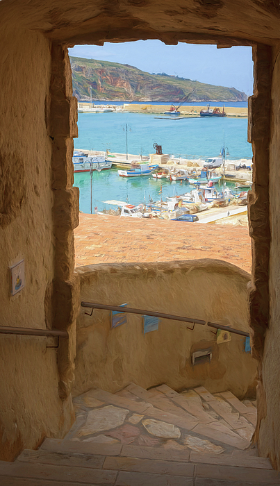 Joan Carroll - View of Castellammare del Golfo, Sicily Italy