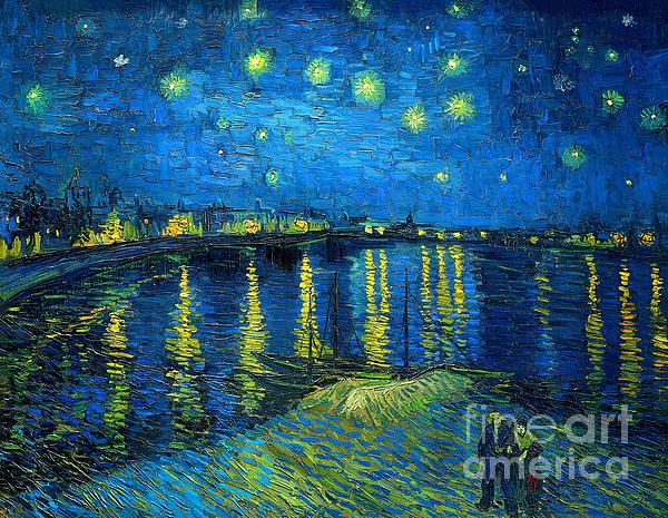 Alexandra Arts - Vincent Van Gogh - Starry Night Over the Rhone