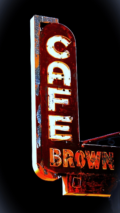Elizabeth Pennington - Vintage Cafe Sign