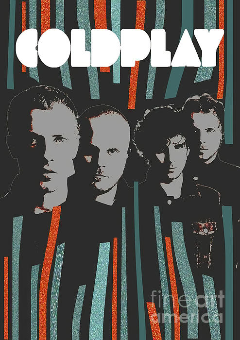 Vintage Coldplay Album Sticker by Isaac Watson - Fine Art America