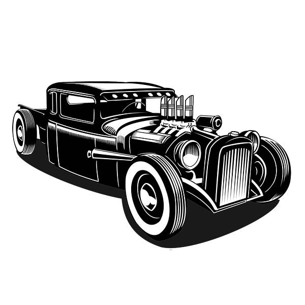 Vintage Hot Rod Rat Street Fink Steampunk Car Funny Men Gift Retro T ...