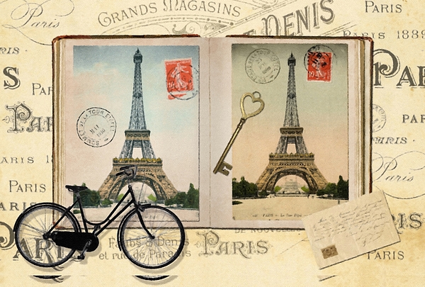 Joe Vella - Vintage Paris Postcard II