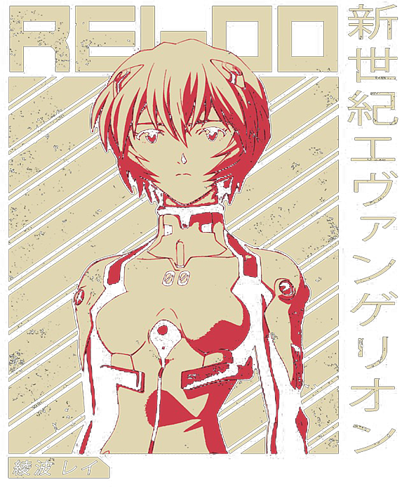 Vintage Photo Rei Ayanami Shinji Anime Neon Genesis Evangelion Drawing by  Lotus Leafal - Pixels