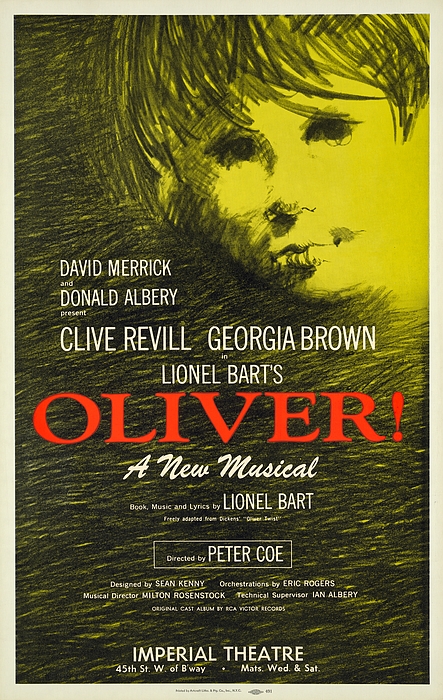 Vintage Poster - Oliver 1963 Ornament by Loc - Fine Art America