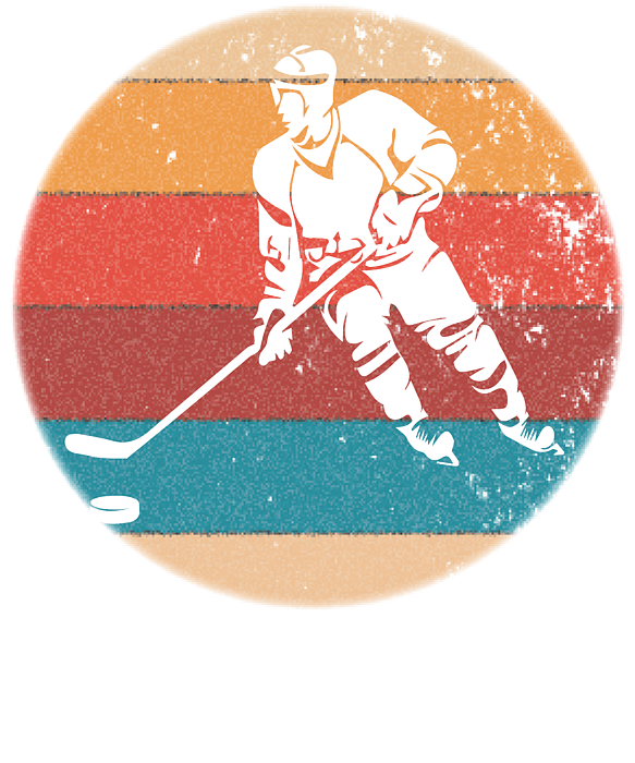 Vintage Retro Ice Hockey Player Silhouette Sun T-Shirt Gift Vintage Retro Ice Hockey Player Silhouette Sun T-Shirt Gift