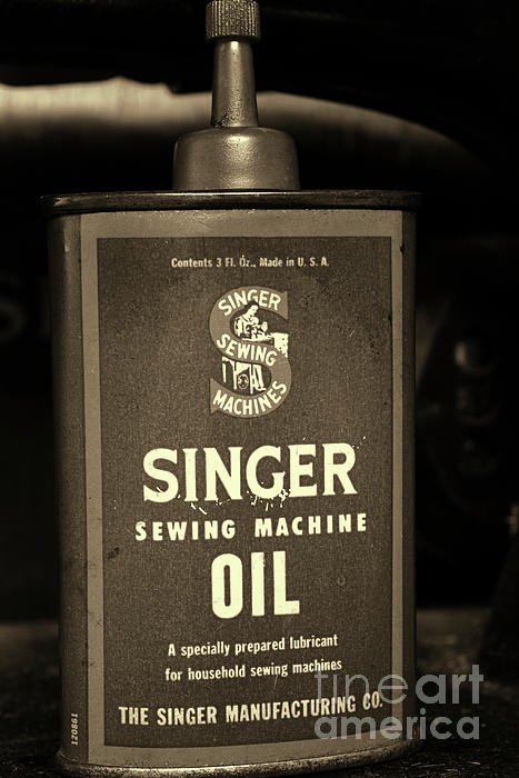 Singer Sewing Machine Oil Tin 