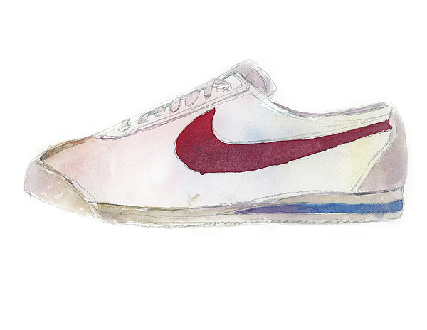 Vintage Sneaker Nike Yoga Mat by Dorrie Rifkin - Pixels