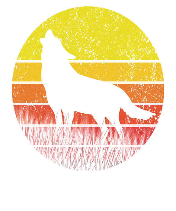Vintage Wolf Retro Eighties Wolfdog Wild Dog Tee Shirt Gift