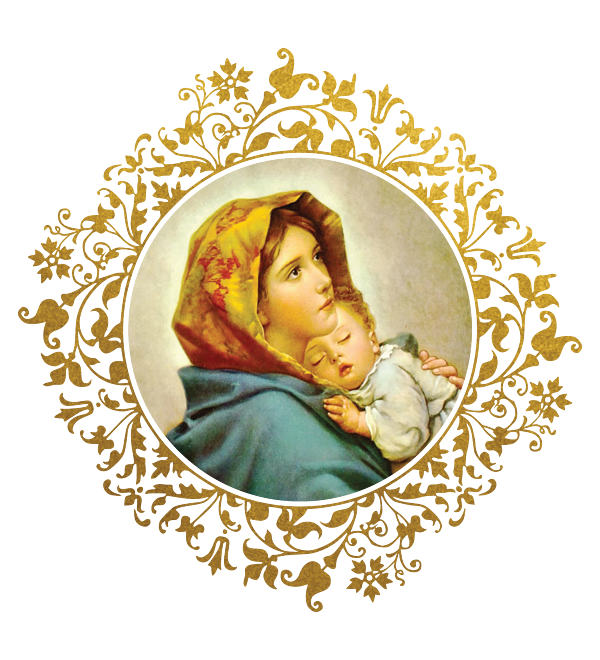 MOTHER MARY STICKER, Catholic Stickers, Catholic Faith