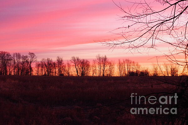 Scott Mason - Vivid Pink Iowa Sunrise