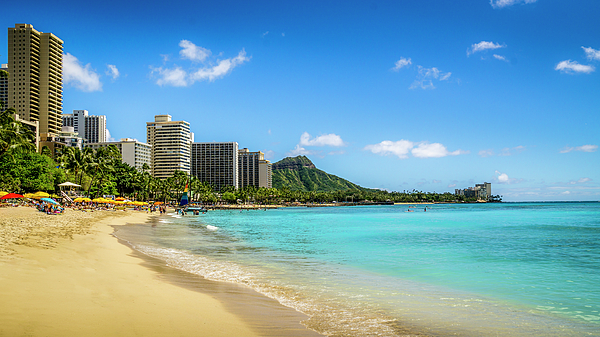 Harry Beugelink - Waikiki Beach on the Island of Oahu, Hawaii