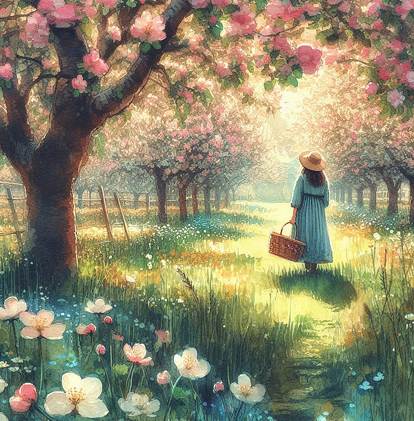 Kim Hojnacki - Walking Through the Orchard