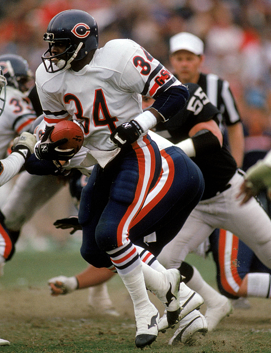 50 Greatest Bears  Walter payton, Chicago bears, Chicago bears