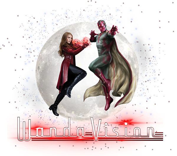 WandaVision Wanda Vision Marvel Sticker by Sally Ayad - Fine Art
